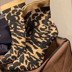 Cheetah booties